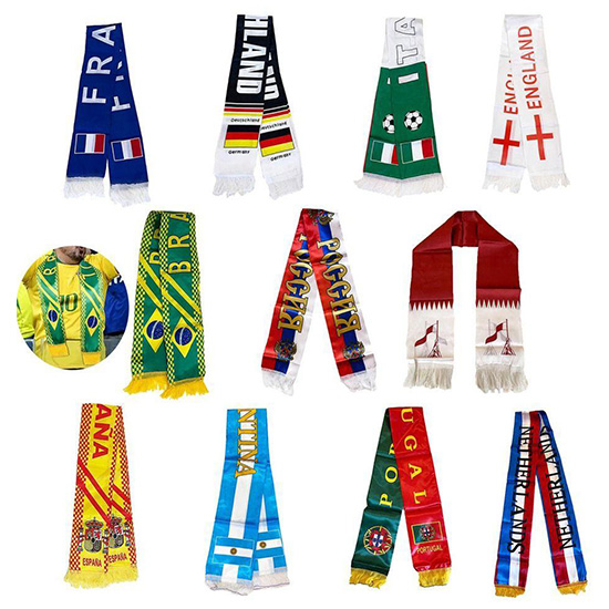 custom football gifts​, gifts for soccer fans, football temporary tattoos, custom printed scarves, face paint stick​, headband wig cap