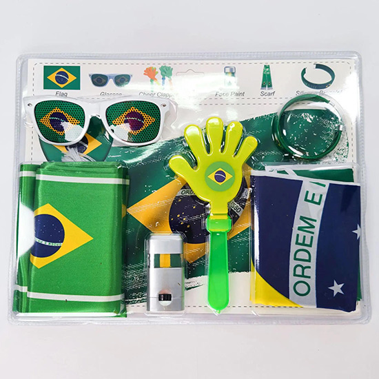 custom football gifts​, gifts for soccer fans, football temporary tattoos, custom printed scarves, face paint stick​, headband wig cap