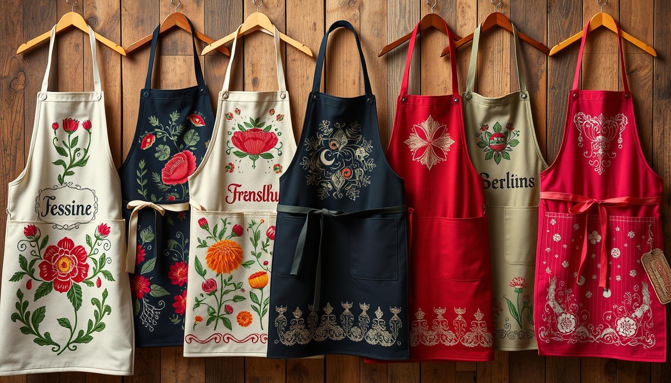 Custom Embroidery Apron Designs & Styles for Chefs