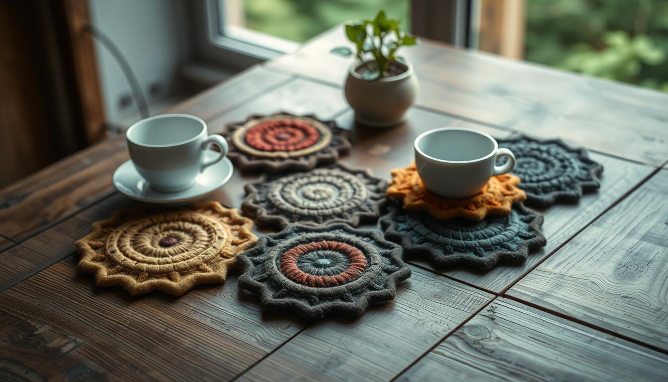 Cherish Moments with Our Wool Felt Coasters